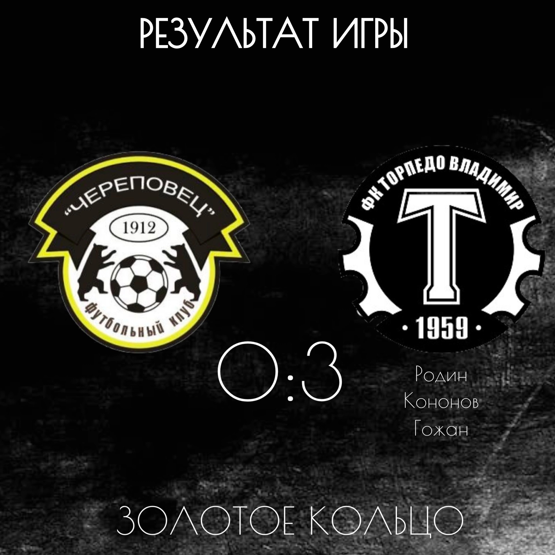 🌟Команда Дмитрия Туршакова уверенно обыграла «Череповец» на выезде
⚽Очередной тур первенства МФФ «Золотое кольцо» коман…